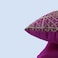 BYFT Orchard Cushion Cover 18 x 18 inch (Golden Checks Design - Fuchsia Pink) 45 x 45 cm Luxury Decorative Cushion Cover for Sofa, Bed &amp; Living Room- Set of 2 without inserts