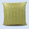 BYFT Orchard Cushion Cover 18 x 18 inch (Golden Checks Design - Yellow) 45 x 45 cm Luxury Decorative Cushion Cover for Sofa, Bed &amp; Living Room- Set of 2 without inserts