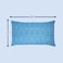 BYFT Orchard Cushion Cover 12 x 20 inch (Golden Checks Design - Blue) 30 x 50 cm Luxury Decorative Cushion Cover for Sofa, Bed &amp; Living Room- Set of 2 without inserts
