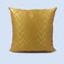 BYFT Orchard Cushion Cover 16 x 16 inch (Zig Zag Design - Yellow) 40 x 40 cm Luxury Decorative Cushion Cover for Sofa, Bed &amp; Living Room- Set of 2 without inserts