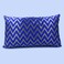 BYFT Orchard Cushion Cover 12 x 20 inch (Zig Zag Design - Royal Blue) 30 x 50 cm Luxury Decorative Cushion Cover for Sofa, Bed &amp; Living Room- Set of 2 without inserts