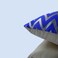 BYFT Orchard Cushion Cover 12 x 20 inch (Zig Zag Design - Royal Blue) 30 x 50 cm Luxury Decorative Cushion Cover for Sofa, Bed &amp; Living Room- Set of 2 without inserts