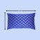 BYFT Orchard Cushion Cover 12 x 20 inch (Zig Zag Design - Royal Blue) 30 x 50 cm Luxury Decorative Cushion Cover for Sofa, Bed &amp; Living Room- Set of 2 without inserts