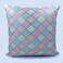 BYFT Orchard Cushion Cover 18 x 18 inch (Diagonal Checks Design - Cream) 45 x 45 cm Luxury Decorative Cushion Cover for Sofa, Bed &amp; Living Room- Set of 2 with inserts