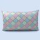 BYFT Orchard Cushion Cover 12 x 20 inch (Diagonal Checks Design - Cream) 30 x 50 cm Luxury Decorative Cushion Cover for Sofa, Bed &amp; Living Room- Set of 2 with inserts