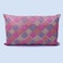 BYFT Orchard Cushion Cover 12 x 20 inch (Diagonal Checks Design - Fuchsia Pink) 30 x 50 cm Luxury Decorative Cushion Cover for Sofa, Bed &amp; Living Room- Set of 2 with inserts