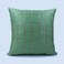 BYFT Orchard Cushion Cover 16 x 16 inch (Golden Checks Design - Green) 40 x 40 cm Luxury Decorative Cushion Cover for Sofa, Bed &amp; Living Room- Set of 2 with inserts
