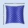BYFT Orchard Cushion Cover 18 x 18 inch (Zig Zag Design - Royal Blue) 45 x 45 cm Luxury Decorative Cushion Cover for Sofa, Bed &amp; Living Room- Set of 2 with inserts