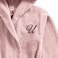 Daffodil Monogrammed Kids Bathrobe (108x104 Cm) 6 Year 400 Gsm Baby Pink Hooded Terry Cotton Set of 01 - Letter "U