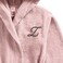 Daffodil Monogrammed Kids Bathrobe (108x104 Cm) 6 Year 400 Gsm Baby Pink Hooded Terry Cotton Set of 01 - Letter "Z