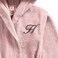 Daffodil Monogrammed Kids Bathrobe (112x113 Cm) 8 Year 400 Gsm Baby Pink Hooded Terry Cotton Set of 01 - Letter &quot;H