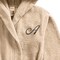 Daffodil Monogrammed Kids Bathrobe (108x104 Cm) 6 Year 400 Gsm Beige Hooded Terry Cotton Set of 01 - Letter &quot;A