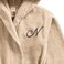 Daffodil Monogrammed Kids Bathrobe (120x124 Cm) 10 Year 400 Gsm Beige Hooded Terry Cotton Set of 01 - Letter "N