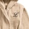 Daffodil Monogrammed Kids Bathrobe (125x133 Cm) 12 Year 400 Gsm Beige Hooded Terry Cotton Set of 01 - Letter &quot;L