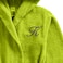 Daffodil Monogrammed Kids Bathrobe (112x113 Cm) 8 Year 400 Gsm Green Hooded Terry Cotton Set of 01 - Letter "K