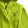 Daffodil Monogrammed Kids Bathrobe (120x124 Cm) 10 Year 400 Gsm Green Hooded Terry Cotton Set of 01 - Letter "L