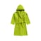 Daffodil Monogrammed Kids Bathrobe (120x124 Cm) 10 Year 400 Gsm Green Hooded Terry Cotton Set of 01 - Letter "N