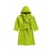 Daffodil Monogrammed Kids Bathrobe (125x133 Cm) 12 Year 400 Gsm Green Hooded Terry Cotton Set of 01 - Letter &quot;E