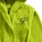 Daffodil Monogrammed Kids Bathrobe (125x133 Cm) 12 Year 400 Gsm Green Hooded Terry Cotton Set of 01 - Letter &quot;P