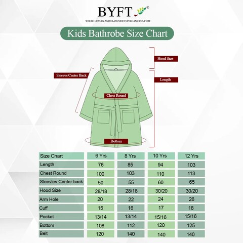 Daffodil Monogrammed Kids Bathrobe (108x104 Cm) 6 Year 400 Gsm Grey Hooded Terry Cotton Set of 01 - Letter &quot;Y