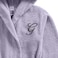 Daffodil Monogrammed Kids Bathrobe (108x104 Cm) 6 Year 400 Gsm Lilac Hooded Terry Cotton Set of 01 - Letter "G