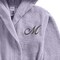 Daffodil Monogrammed Kids Bathrobe (120x124 Cm) 10 Year 400 Gsm Lilac Hooded Terry Cotton Set of 01 - Letter &quot;M
