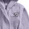 Daffodil Monogrammed Kids Bathrobe (125x133 Cm) 12 Year 400 Gsm Lilac Hooded Terry Cotton Set of 01 - Letter "B