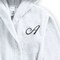 Daffodil Monogrammed Kids Bathrobe (108x104 Cm) 6 YEAR 400 Gsm White Hooded Terry Cotton Set of 01 - Letter &quot;A