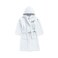 Daffodil Monogrammed Kids Bathrobe (108x104 Cm) 6 YEAR 400 Gsm White Hooded Terry Cotton Set of 01 - Letter "A