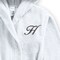 Daffodil Monogrammed Kids Bathrobe (108x104 Cm) 6 YEAR 400 Gsm White Hooded Terry Cotton Set of 01 - Letter &quot;H