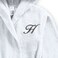 Daffodil Monogrammed Kids Bathrobe (108x104 Cm) 6 YEAR 400 Gsm White Hooded Terry Cotton Set of 01 - Letter "H