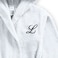 Daffodil Monogrammed Kids Bathrobe (108x104 Cm) 6 YEAR 400 Gsm White Hooded Terry Cotton Set of 01 - Letter "L