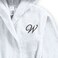 Daffodil Monogrammed Kids Bathrobe (108x104 Cm) 6 YEAR 400 Gsm White Hooded Terry Cotton Set of 01 - Letter "W