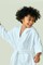 Daffodil Monogrammed Kids Bathrobe (108x104 Cm) 6 YEAR 400 Gsm White Hooded Terry Cotton Set of 01 - Letter &quot;W