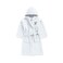 Daffodil Monogrammed Kids Bathrobe (108x104 Cm) 6 YEAR 400 Gsm White Hooded Terry Cotton Set of 01 - Letter "Y