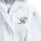 Daffodil Monogrammed Kids Bathrobe (112x113 Cm) 8 YEAR 400 Gsm White Hooded Terry Cotton Set of 01 - Letter &quot;R