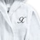 Daffodil Monogrammed Kids Bathrobe (112x113 Cm) 8 YEAR 400 Gsm White Hooded Terry Cotton Set of 01 - Letter "X