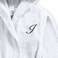 Daffodil Monogrammed Kids Bathrobe (120x124 Cm) 10 YEAR 400 Gsm White Hooded Terry Cotton Set of 01 - Letter "I