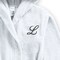 Daffodil Monogrammed Kids Bathrobe (120x124 Cm) 10 YEAR 400 Gsm White Hooded Terry Cotton Set of 01 - Letter &quot;L