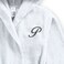 Daffodil Monogrammed Kids Bathrobe (120x124 Cm) 10 YEAR 400 Gsm White Hooded Terry Cotton Set of 01 - Letter "P
