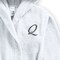 Daffodil Monogrammed Kids Bathrobe (120x124 Cm) 10 YEAR 400 Gsm White Hooded Terry Cotton Set of 01 - Letter &quot;Q