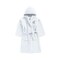 Daffodil Monogrammed Kids Bathrobe (120x124 Cm) 10 YEAR 400 Gsm White Hooded Terry Cotton Set of 01 - Letter &quot;Q