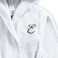 Daffodil Monogrammed Kids Bathrobe (125x133 Cm) 12 YEAR 400 Gsm White Hooded Terry Cotton Set of 01 - Letter "E