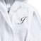 Daffodil Monogrammed Kids Bathrobe (125x133 Cm) 12 YEAR 400 Gsm White Hooded Terry Cotton Set of 01 - Letter "J