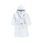 Daffodil Monogrammed Kids Bathrobe (125x133 Cm) 12 YEAR 400 Gsm White Hooded Terry Cotton Set of 01 - Letter &quot;J