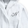Daffodil Monogrammed Kids Bathrobe (125x133 Cm) 12 YEAR 400 Gsm White Hooded Terry Cotton Set of 01 - Letter "N