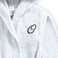 Daffodil Monogrammed Kids Bathrobe (125x133 Cm) 12 YEAR 400 Gsm White Hooded Terry Cotton Set of 01 - Letter "O