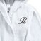 Daffodil Monogrammed Kids Bathrobe (125x133 Cm) 12 YEAR 400 Gsm White Hooded Terry Cotton Set of 01 - Letter "R