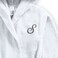 Daffodil Monogrammed Kids Bathrobe (125x133 Cm) 12 YEAR 400 Gsm White Hooded Terry Cotton Set of 01 - Letter "S