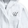 Daffodil Monogrammed Kids Bathrobe (125x133 Cm) 12 YEAR 400 Gsm White Hooded Terry Cotton Set of 01 - Letter "U